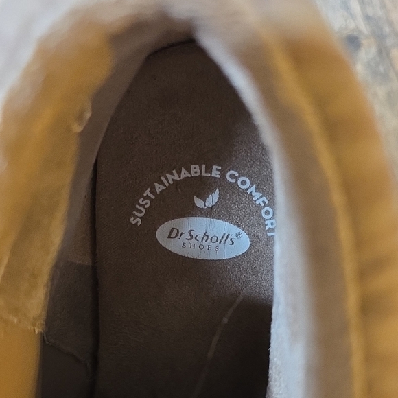 Dr Scholls Women's Wedge Ankle Boots with Red  & Tan Laces NEW Size 8 - Picture 3 of 8